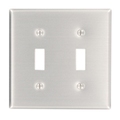 Leviton Switch 2 Gang Wallplate 83009